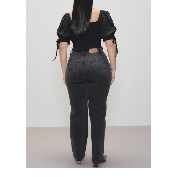 Fashion Brand Company Nap Jeans for big butts Black denim - Size L and XL - Picture 3 of 9
